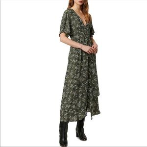French Connection Ansa Crepe mix print maxi dress
